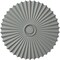 Ekena Millwork Shakuras Ceiling Medallion (For Canopies up to 5 3/4"), 33 7/8"OD x 2"P, Primed White CM34SH - alternate 1